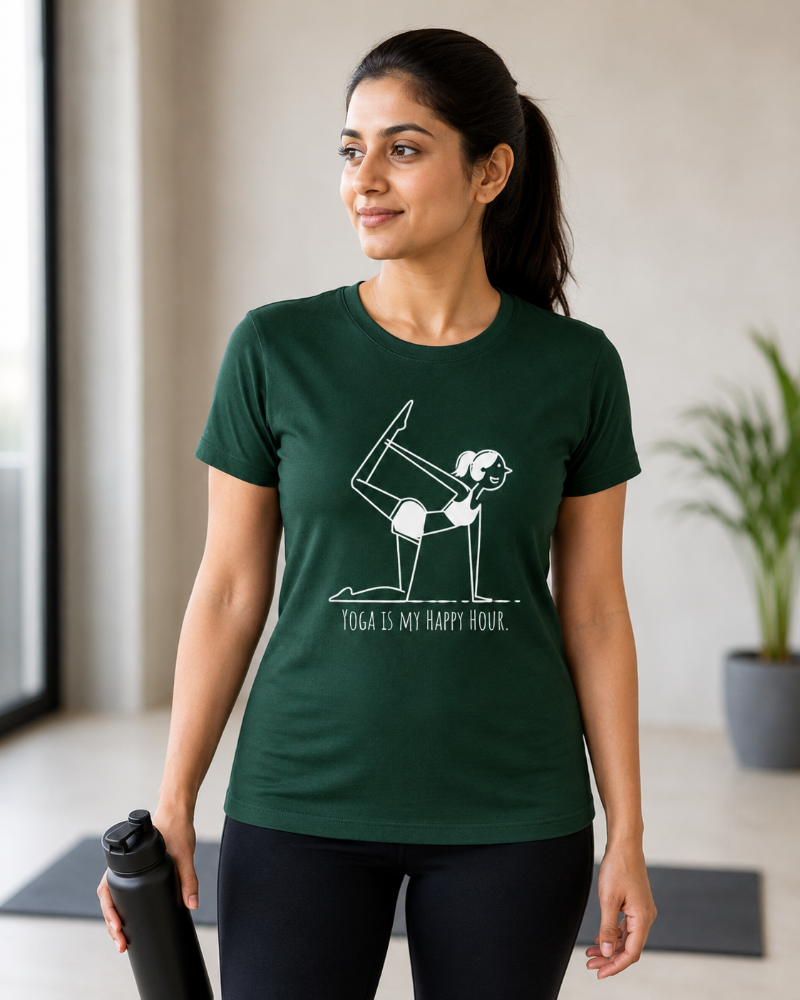 YOGA TIME - Women's Round Neck T-Shirt