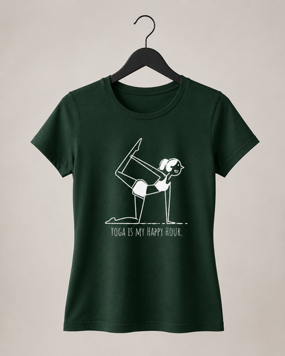 YOGA TIME - Women's Round Neck T-Shirt