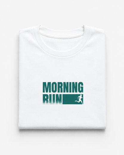 MORNING RUN - Round Neck T-Shirt