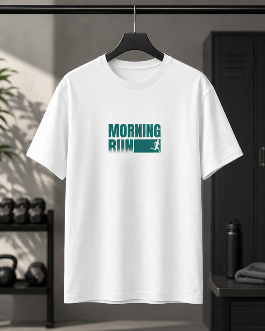 MORNING RUN - Round Neck T-Shirt