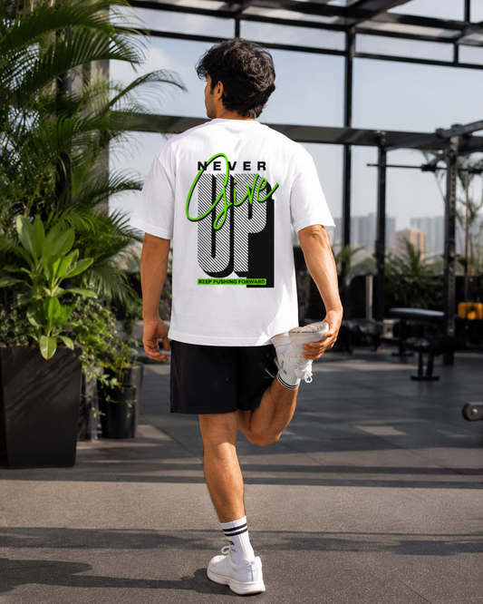 NEVER GIVEUP - Unisex Oversized  T-Shirt