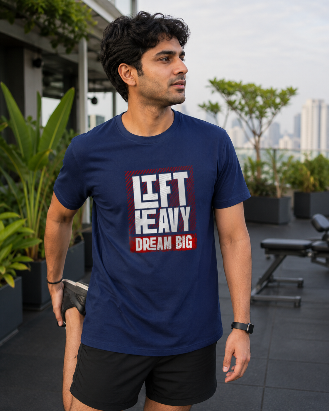 DREAM BIG - Round Neck T-Shirt