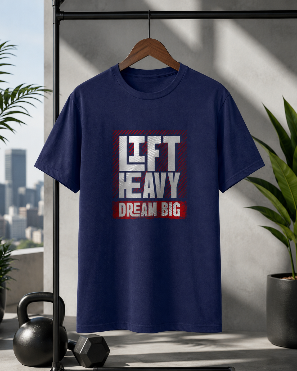 DREAM BIG - Round Neck T-Shirt