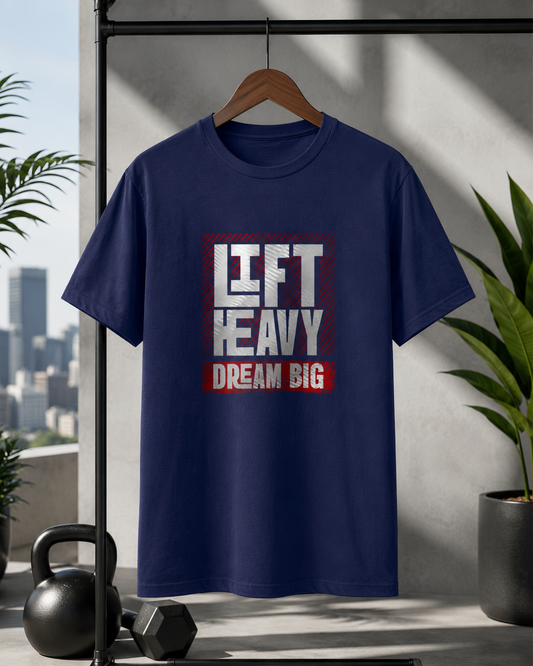 DREAM BIG - Round Neck T-Shirt