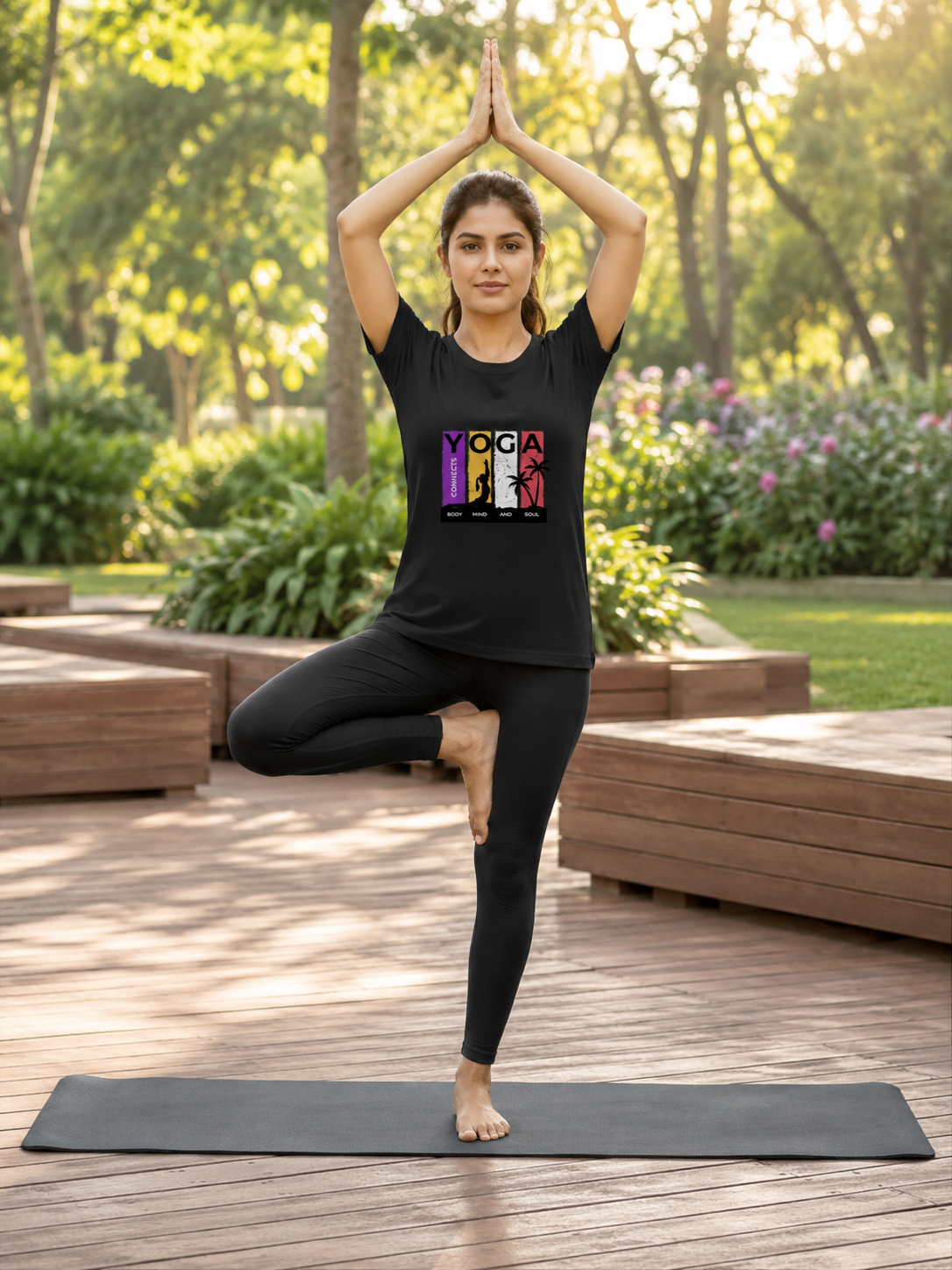 BODY MIND SOUL - Women's Round Neck T-Shirt