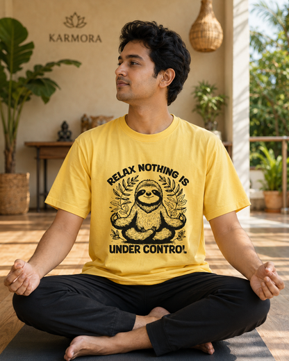 Nothing is Under Control - Round Neck Unisex T-Shirt