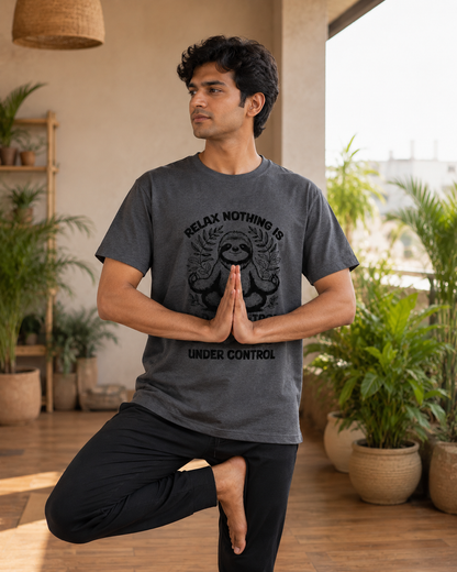Nothing is Under Control - Round Neck Unisex T-Shirt
