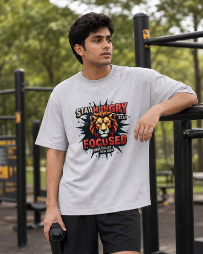 Stay Focused - Round Neck T-Shirt