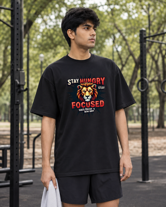 Stay Focused - Round Neck T-Shirt