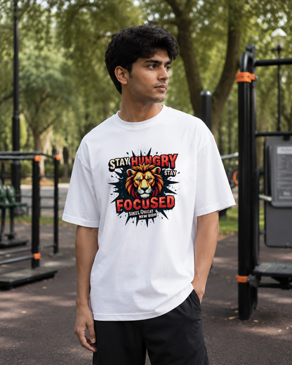 Stay Focused - Round Neck T-Shirt