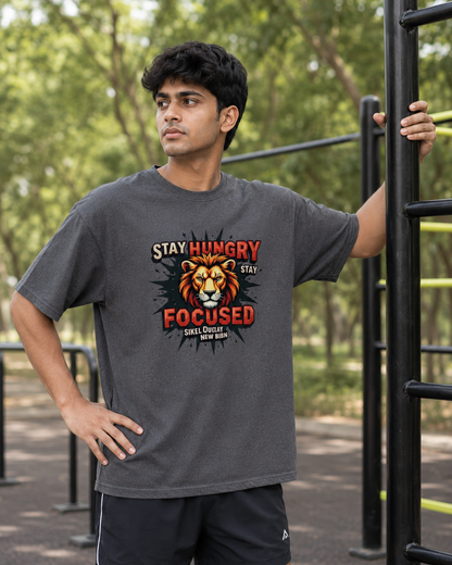 Stay Focused - Round Neck T-Shirt