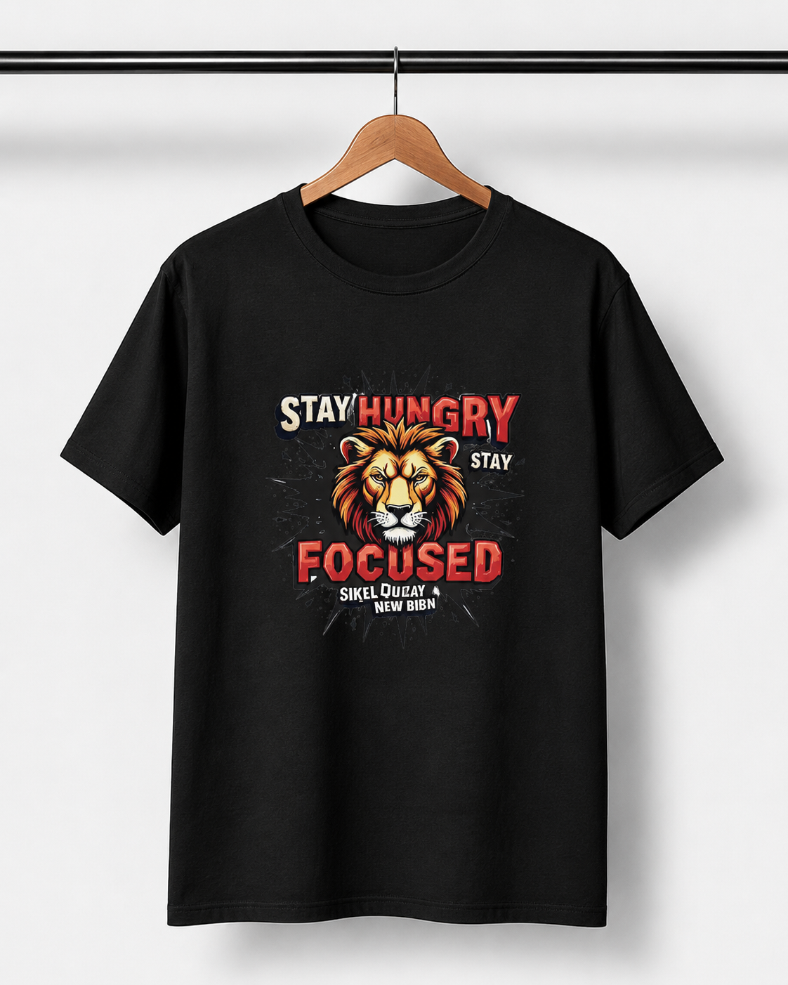 Stay Focused - Round Neck T-Shirt