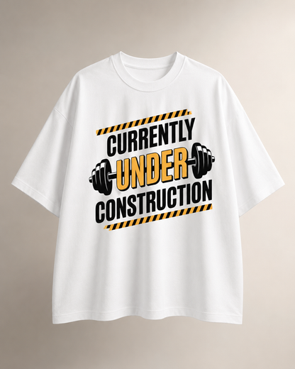 UNDER CONSTRUCTION  - Round Neck Unisex T-Shirt