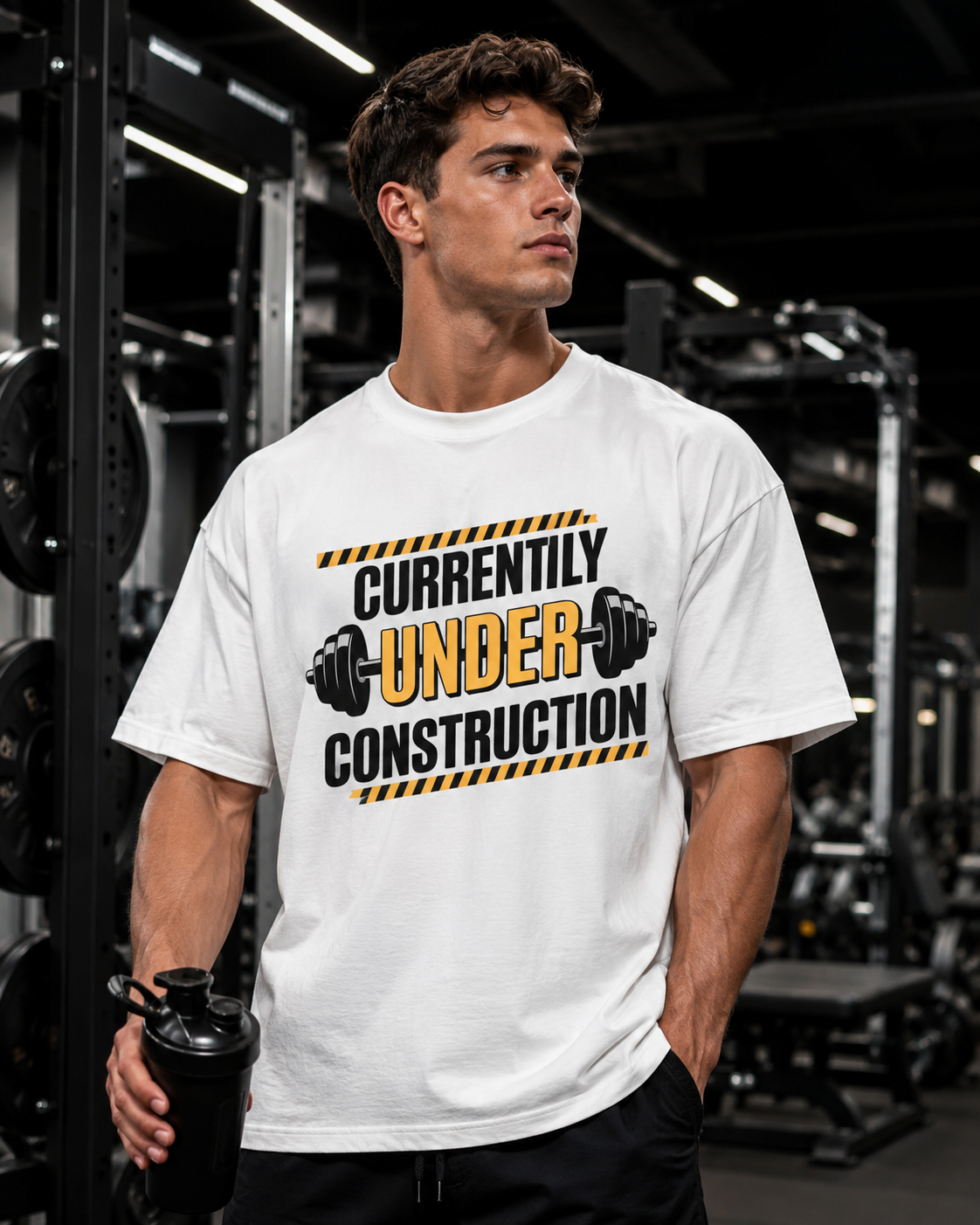 UNDER CONSTRUCTION  - Round Neck Unisex T-Shirt
