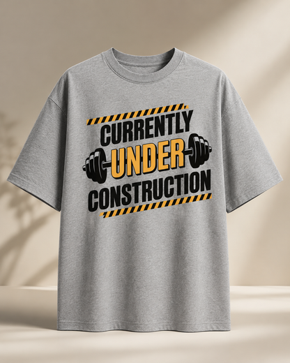 UNDER CONSTRUCTION  - Round Neck Unisex T-Shirt