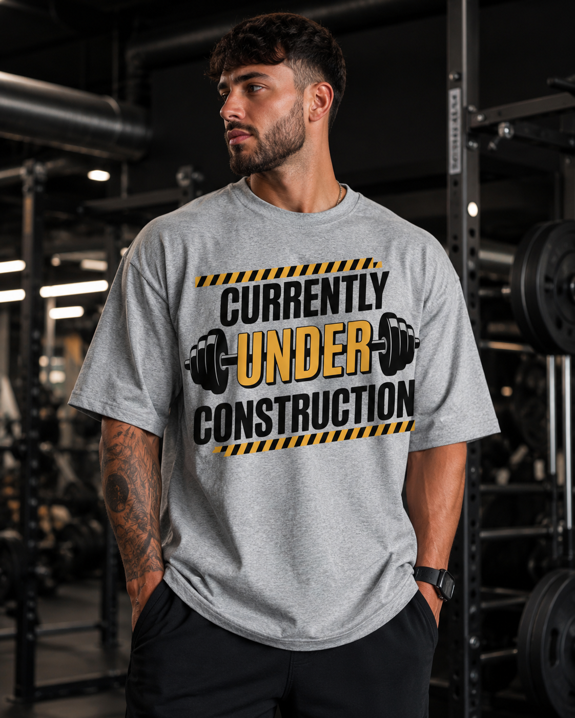 UNDER CONSTRUCTION  - Round Neck Unisex T-Shirt