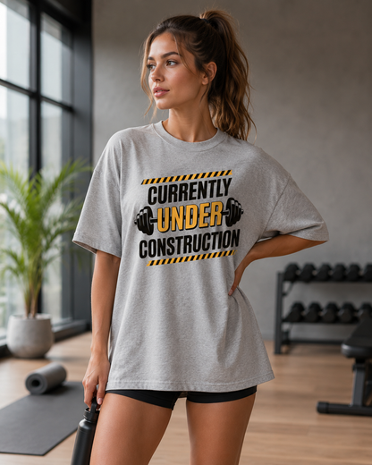 UNDER CONSTRUCTION  - Round Neck Unisex T-Shirt