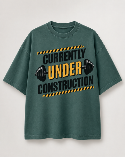 UNDER CONSTRUCTION  - Round Neck Unisex T-Shirt