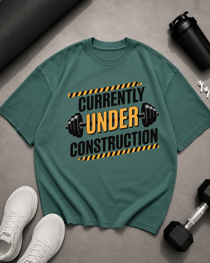 UNDER CONSTRUCTION  - Round Neck Unisex T-Shirt