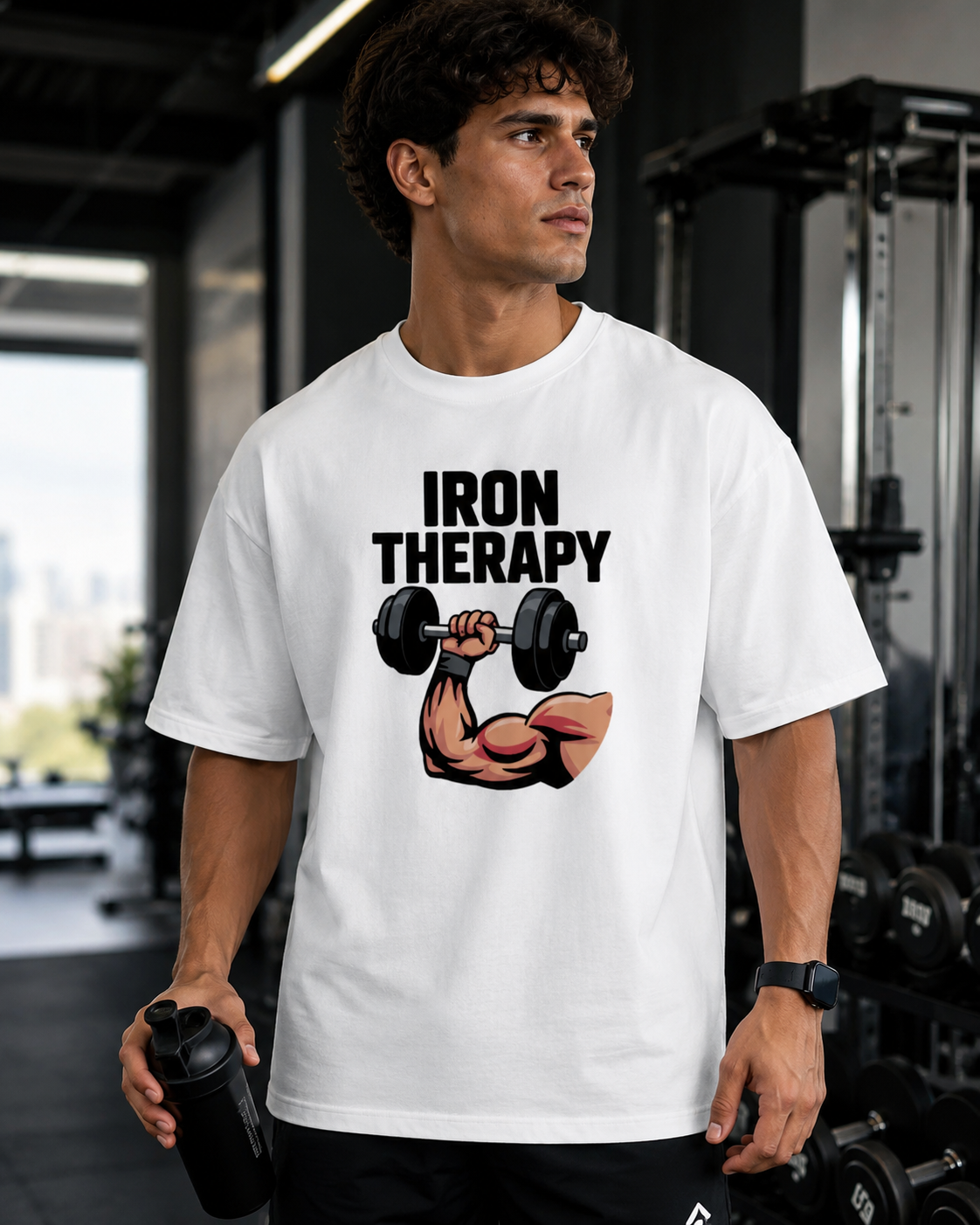 IRON THERAPY - Round Neck Unisex T-Shirt