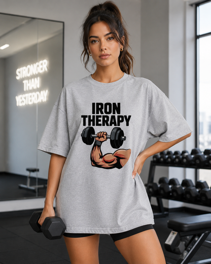 IRON THERAPY - Round Neck Unisex T-Shirt
