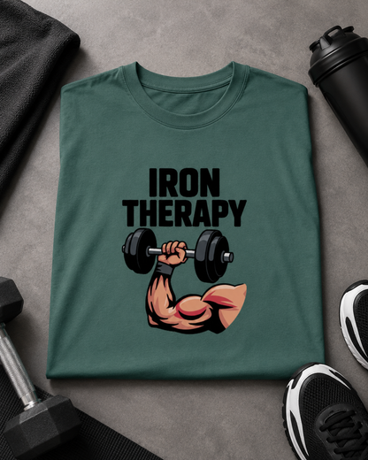 IRON THERAPY - Round Neck Unisex T-Shirt