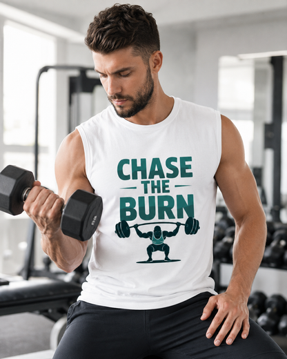 CHASE THE BURN - Men's Sleeveless T-Shirt