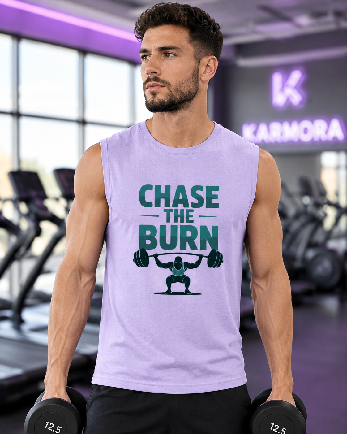 CHASE THE BURN - Men's Sleeveless T-Shirt
