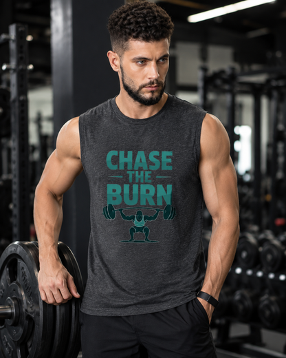 CHASE THE BURN - Men's Sleeveless T-Shirt