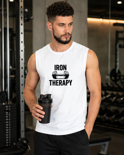 IRON THERAPY - Men's Sleeveless T-Shirt