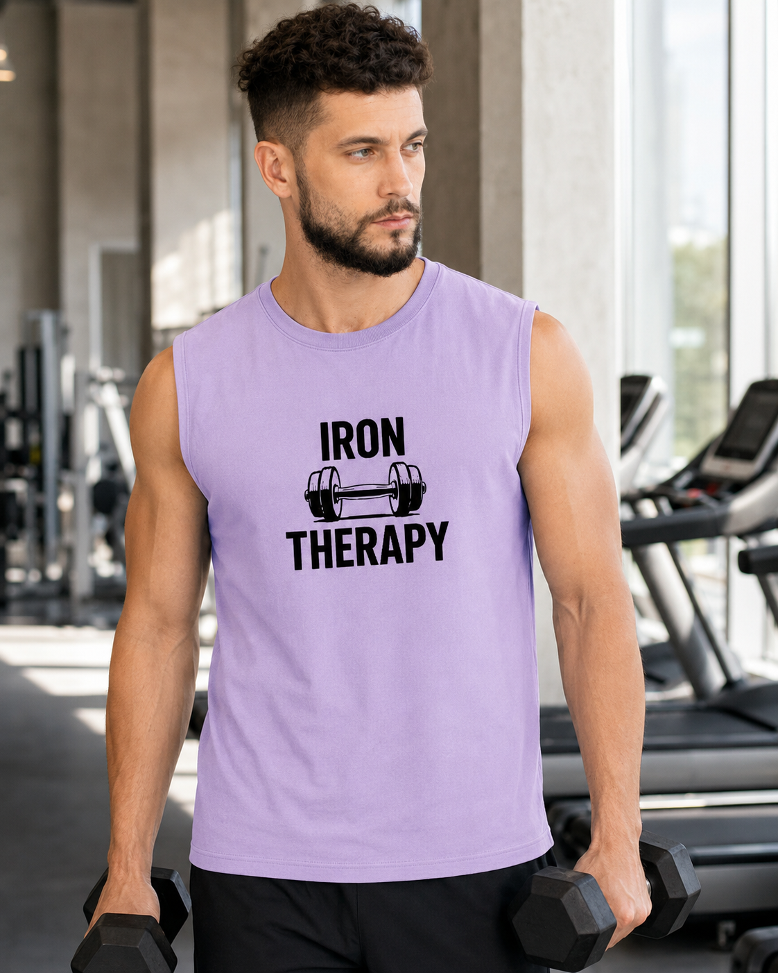 IRON THERAPY - Men's Sleeveless T-Shirt