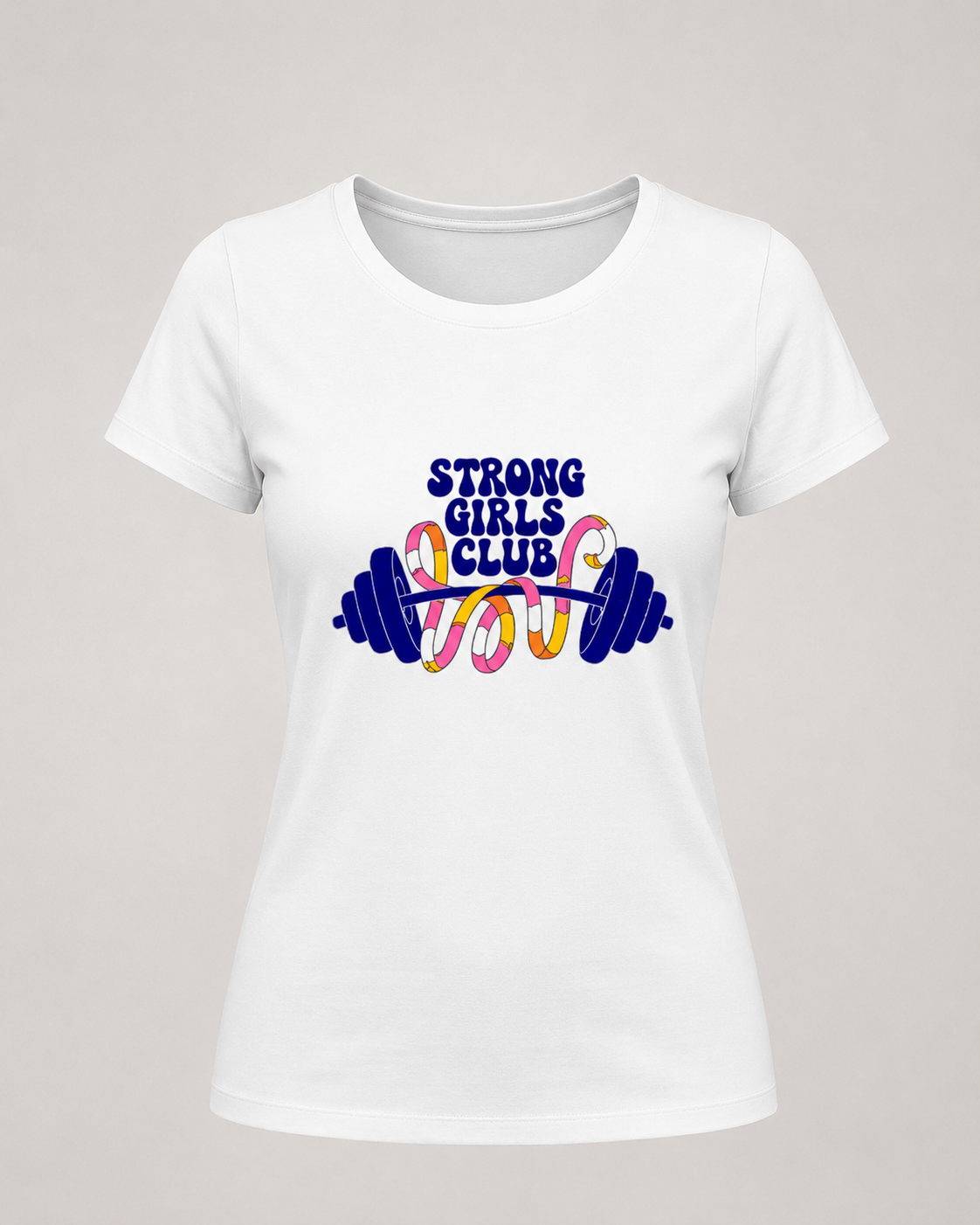 STRONG GIRLS CLUB - Women's Round neck T-Shirt