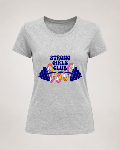 STRONG GIRLS CLUB - Women's Round neck T-Shirt