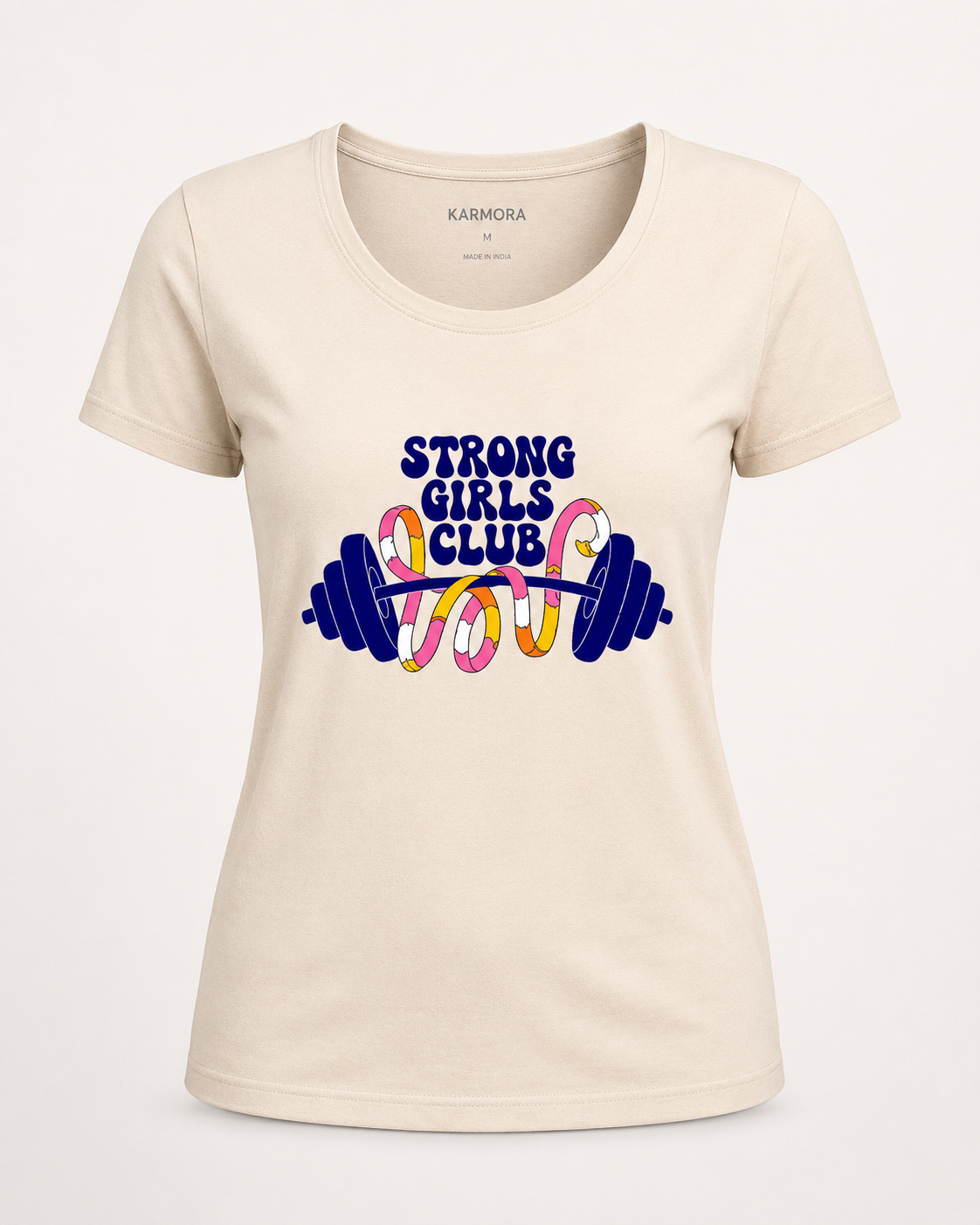 STRONG GIRLS CLUB - Women's Round neck T-Shirt