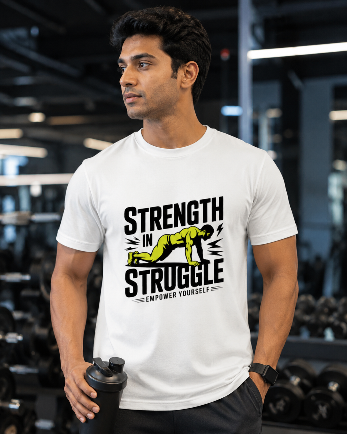 STRUGGLE IN STRENGTH - Round Neck Unisex T-Shirt