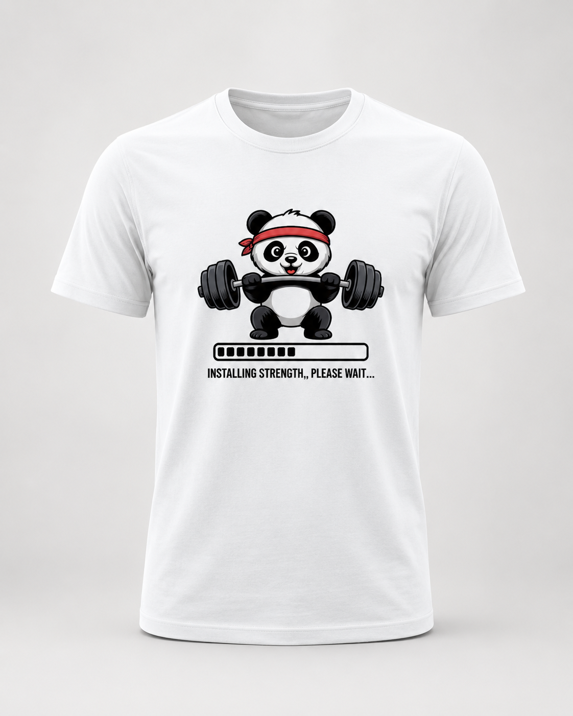 PANDA - Unisex Round Neck T-Shirt