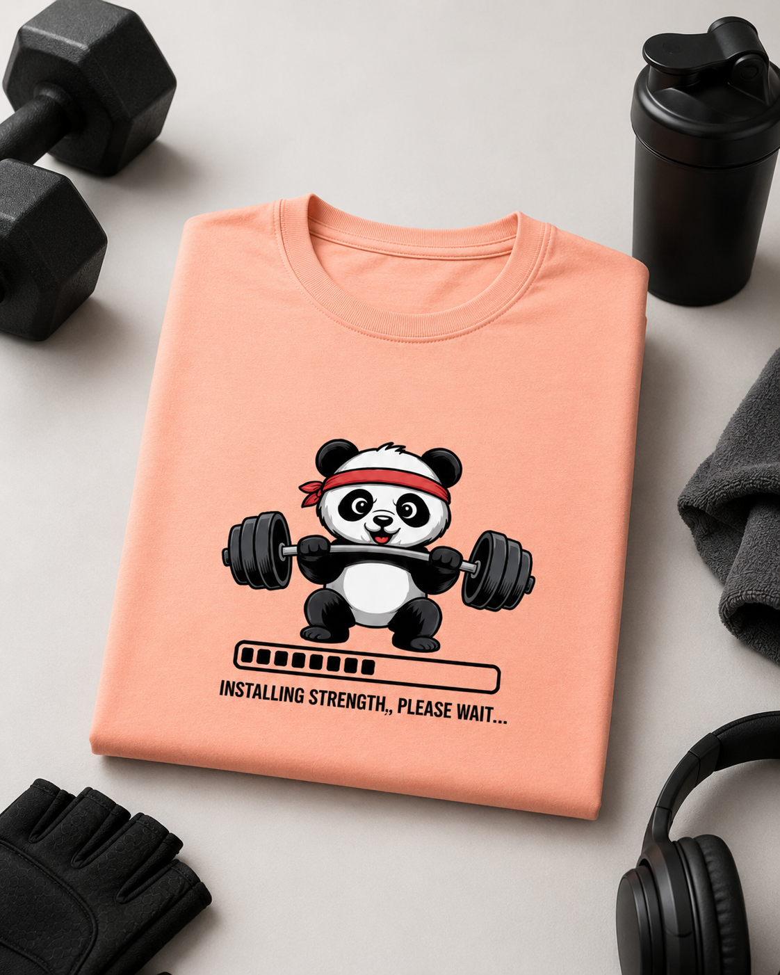 PANDA - Unisex Round Neck T-Shirt