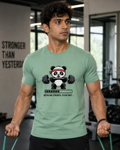PANDA - Unisex Round Neck T-Shirt