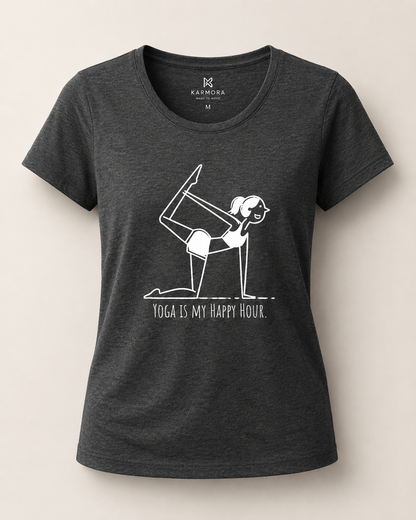 YOGA TIME - Women's Round Neck T-Shirt