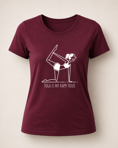 YOGA TIME - Women's Round Neck T-Shirt