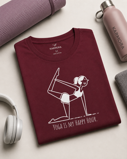 YOGA TIME - Women's Round Neck T-Shirt