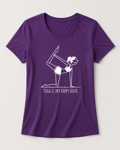 YOGA TIME - Women's Round Neck T-Shirt