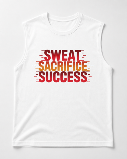 SWEAT SACRIFICE SUCCESS - Men's Sleeveless T-Shirt