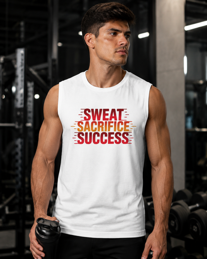 SWEAT SACRIFICE SUCCESS - Men's Sleeveless T-Shirt