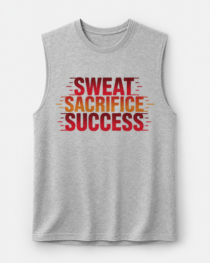SWEAT SACRIFICE SUCCESS - Men's Sleeveless T-Shirt