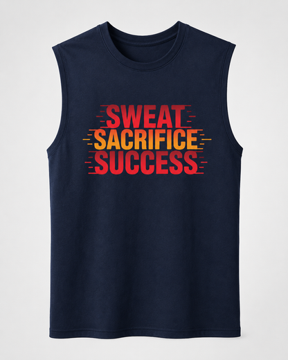 SWEAT SACRIFICE SUCCESS - Men's Sleeveless T-Shirt