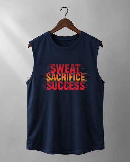 SWEAT SACRIFICE SUCCESS - Men's Sleeveless T-Shirt