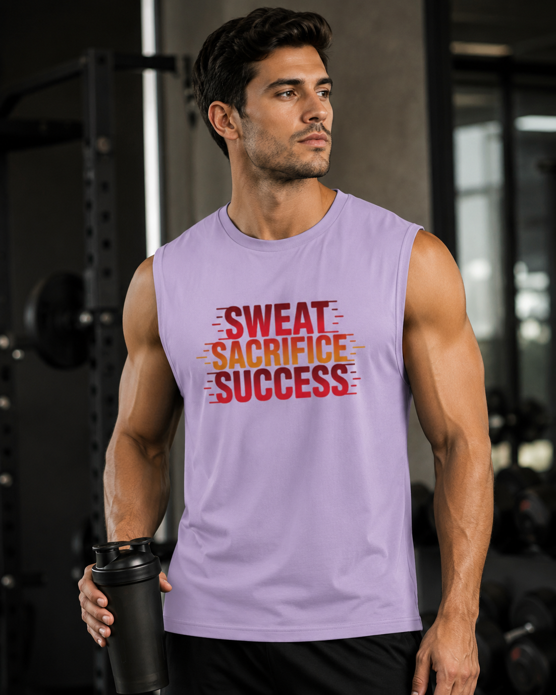 SWEAT SACRIFICE SUCCESS - Men's Sleeveless T-Shirt