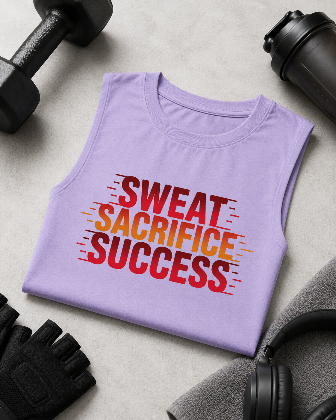 SWEAT SACRIFICE SUCCESS - Men's Sleeveless T-Shirt