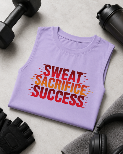 SWEAT SACRIFICE SUCCESS - Men's Sleeveless T-Shirt